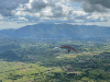 Il panorama della Valcomino ripreso dal decollo di Forca D’Acero 