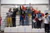 Il podio del mondiale acrobazia in parapendio su Lago dei Tre Comuni, udine
